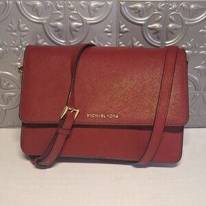 Michael Kors Red Crossbody Bag